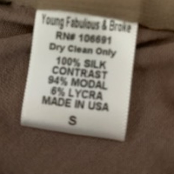 Young Fabulous & Broke Sequin Nude/Gold Tank - S - Picture 4 of 4